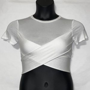 White Crop Top